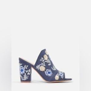 JustFab Esther Cutout Heeled Mule